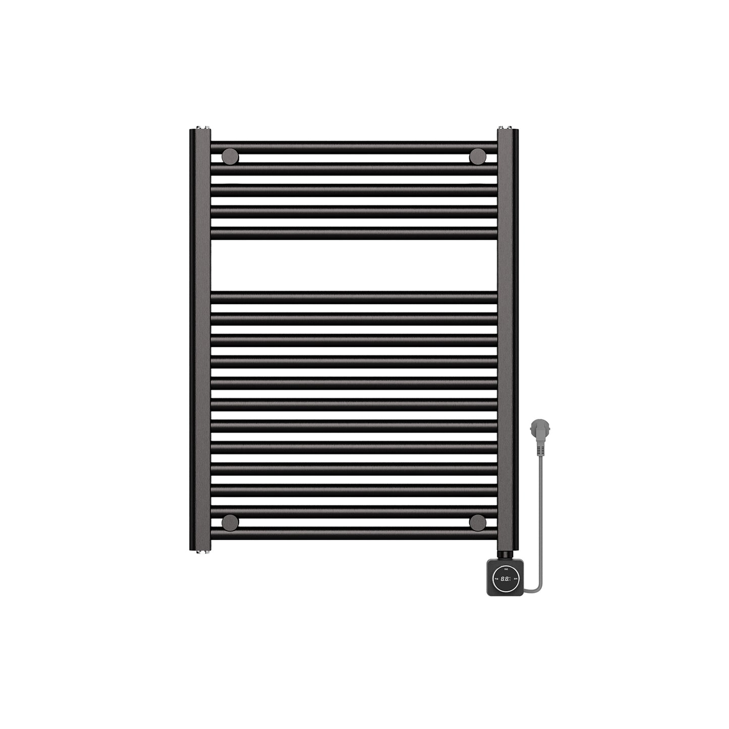 Elara elektrische radiator Smart WiFi 76,6 x 60 cm gunmetal PVD