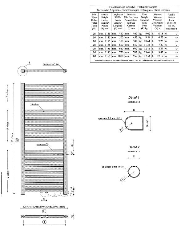 Wiesbaden Elara sierradiator 118 - WDtegels
