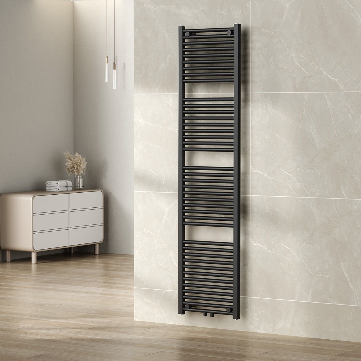 Elara sierradiator 181,7 x 45,0 cm antraciet - WDtegels