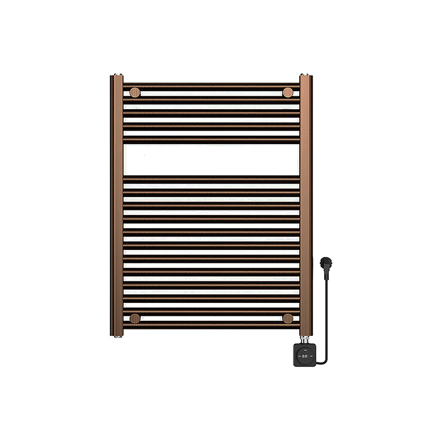 Elara elektrische radiator Smart WiFi 76,6x60cm geborsteld brons koper PVD