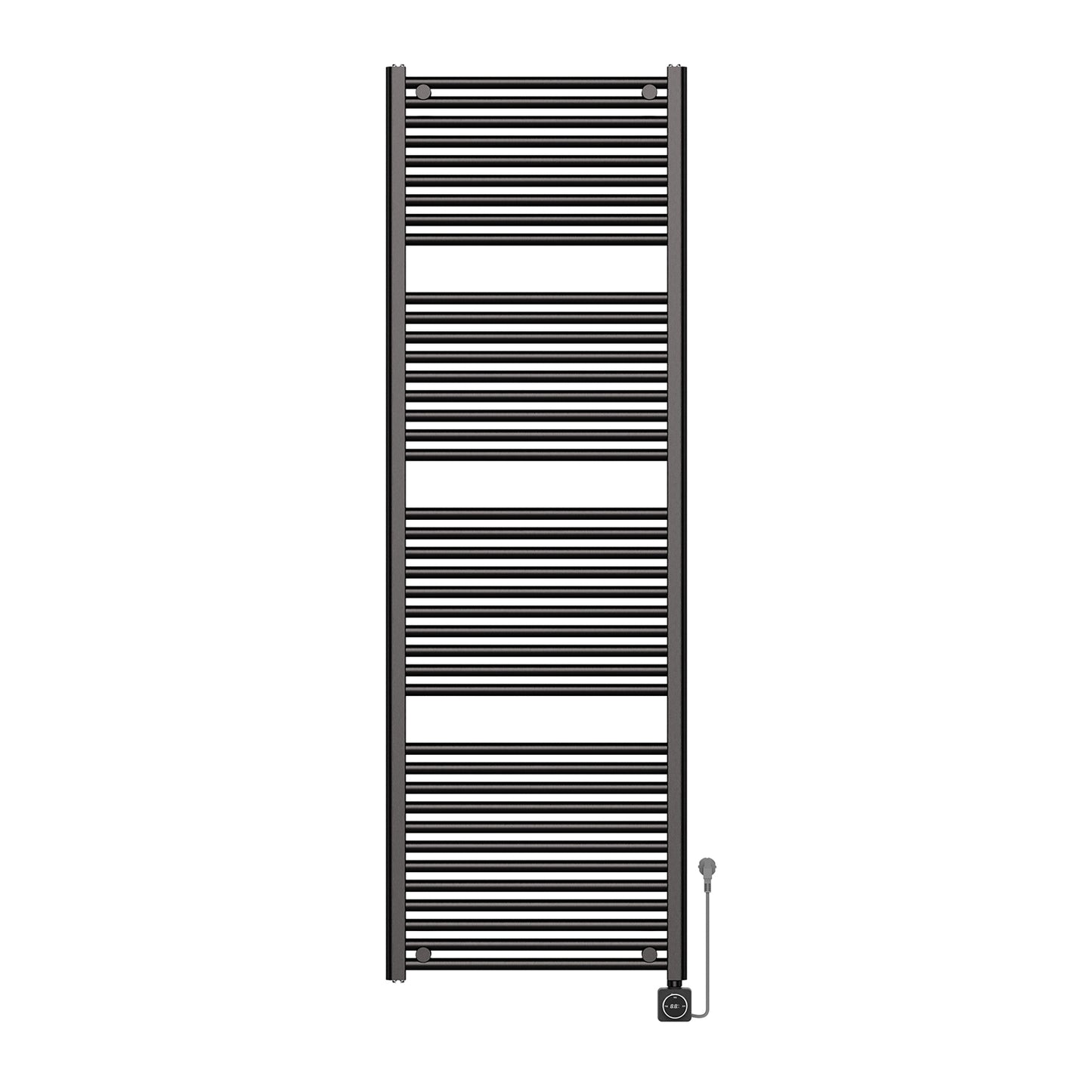 Elara elektrische radiator Smart WiFi 181,7 x 60 cm gunmetal PVD - WDtegels