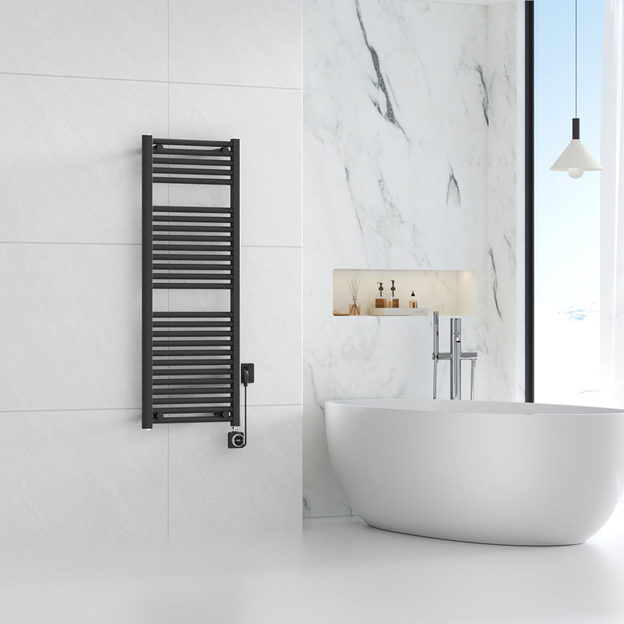 Elara elektrische radiator Smart WiFi 118,5 x 45 cm mat zwart - WDtegels