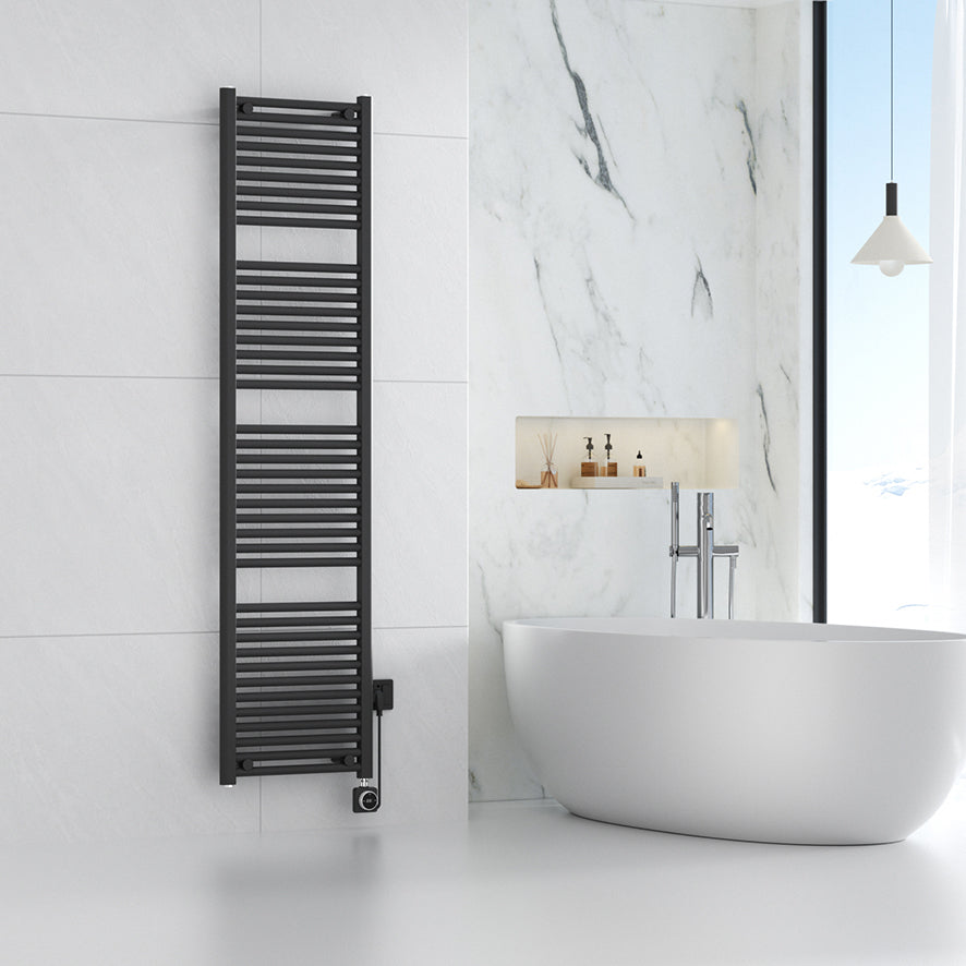 Elara elektrische radiator Smart WiFi 181,7 x 45 cm mat zwart