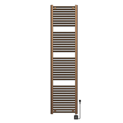 Elara elektrische radiator Smart WiFi 181,7x45cm geborsteld brons koper PVD