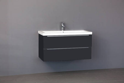 Badmeubel Senza Keramiek 100 Antraciet