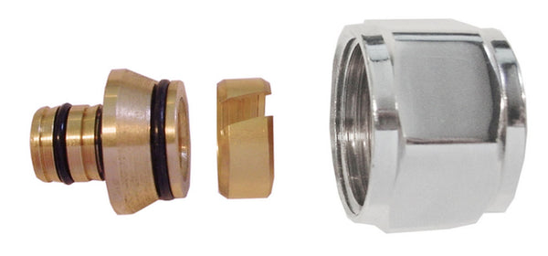 Kit de compresión 3/4" x 16x2,0mm cromado