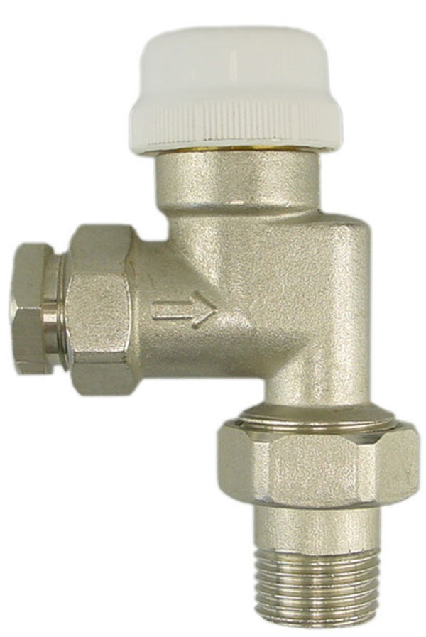 Thermostatic valve without knob 1/2" axial with adapter