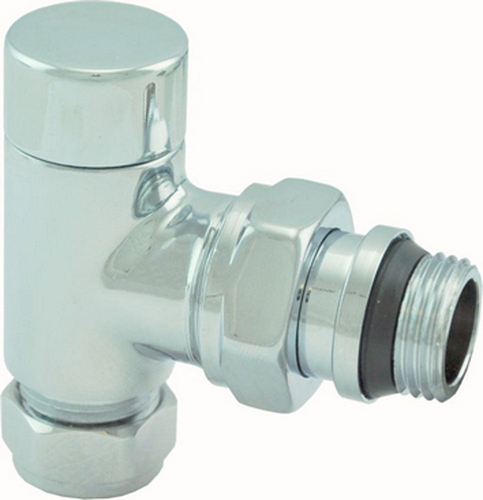 luxe regeltee 1/2''x15 (M22) knel haaks chroom - WDtegels