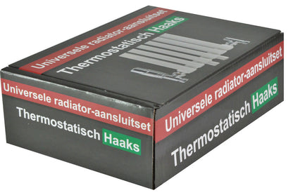 Wiesbaden luxe therm. rad. aansluitset haaks chroom - WDtegels