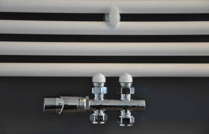 set onderblok compl. recht 16x2,0 +15 knel chroom - WDtegels