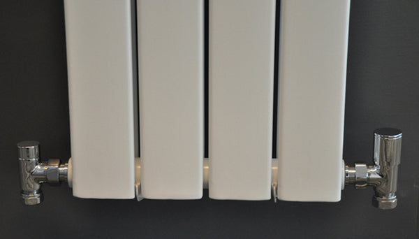 Wiesbaden luxe rad.aansluitset haaks chroom