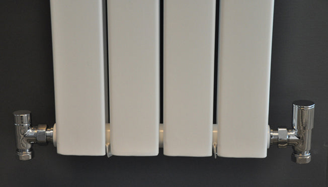 Luxe radiator aansluitset haaks chroom - WDtegels