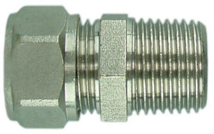 Radiatorkoppeling 1/2x15 knel recht vernikkeld