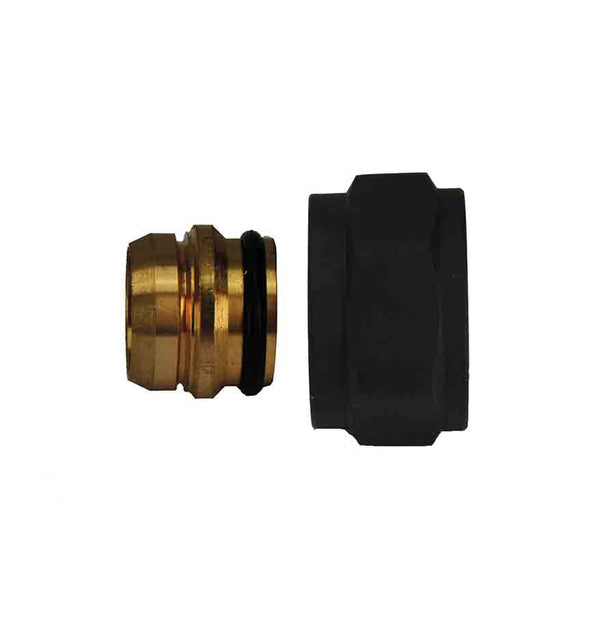 Eurocone/compression adapter 15mm matt black