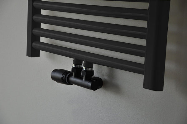 set thermostatic base block angled-left matt black