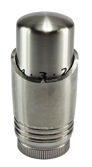 luxury thermostat knob M-30 brushed steel