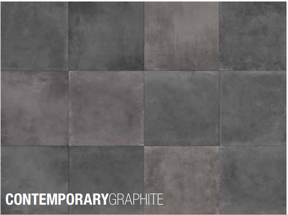 Vloertegel Contemporary Graphite 60x60 rect - WDtegels
