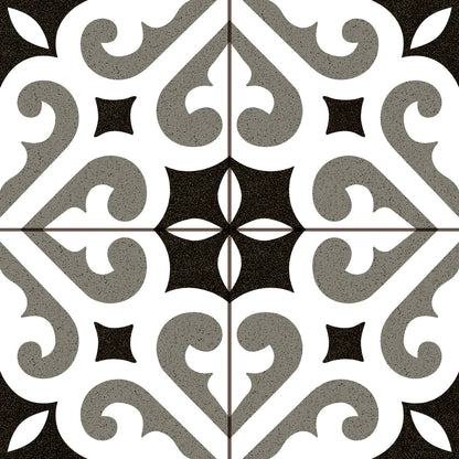 Vloertegel Cemento Decor Verona Grey 45x45 - WDtegels