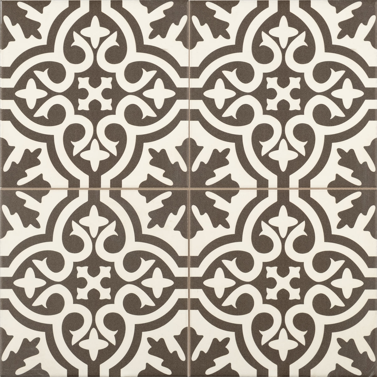 Vloertegel Cemento Decor Venice Black 45x45 - WDtegels