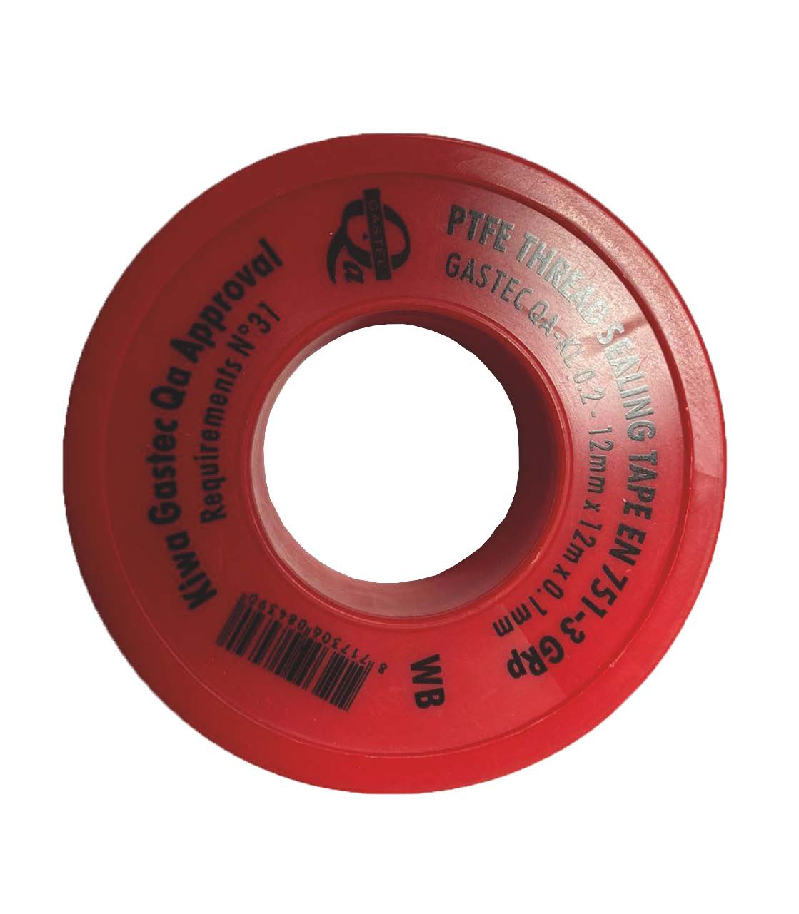 Teflontape Gastec 12 x 0,1mm 12 meter
