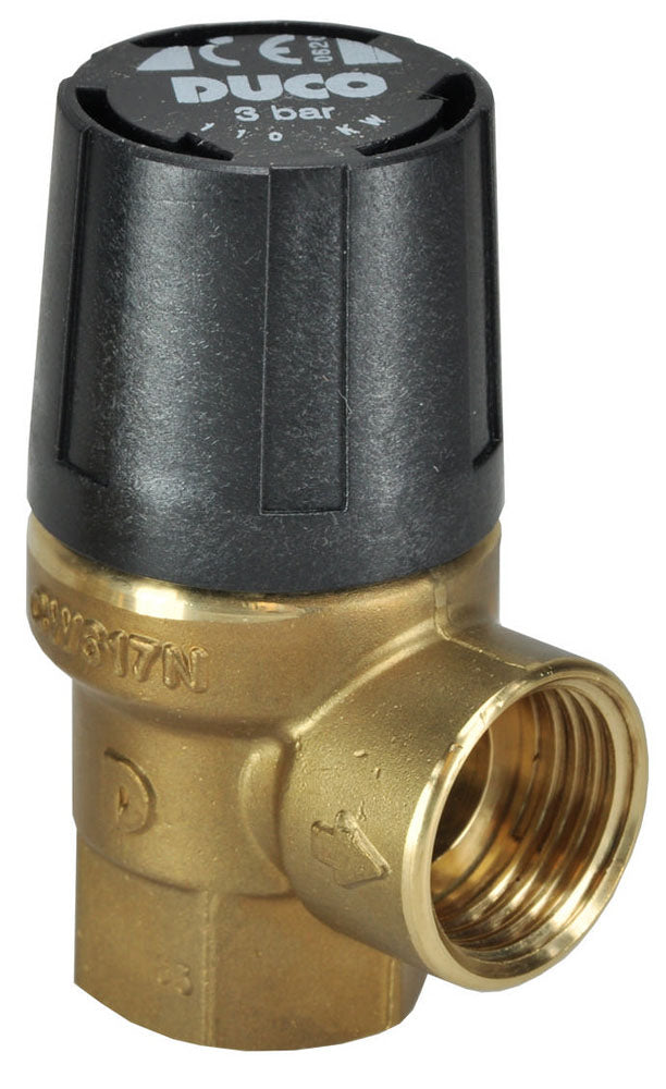 Duco veiligheidsventiel 1/2 bi 3 bar