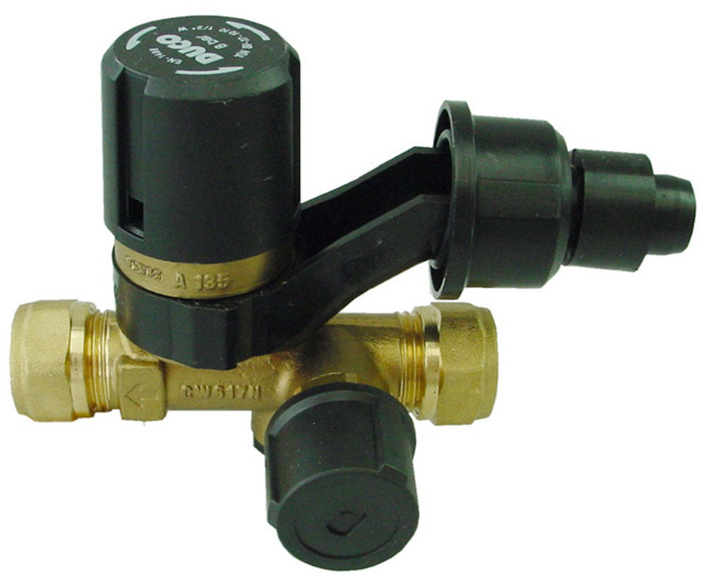 Duco inlaatcombinatie 15mm knel 8 bar