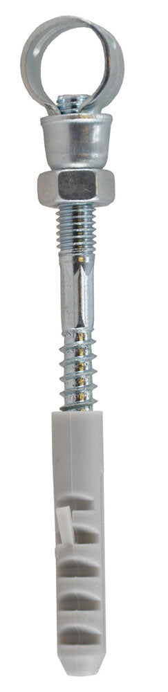 Enkele muurbeugel met plug M-8 x22mm