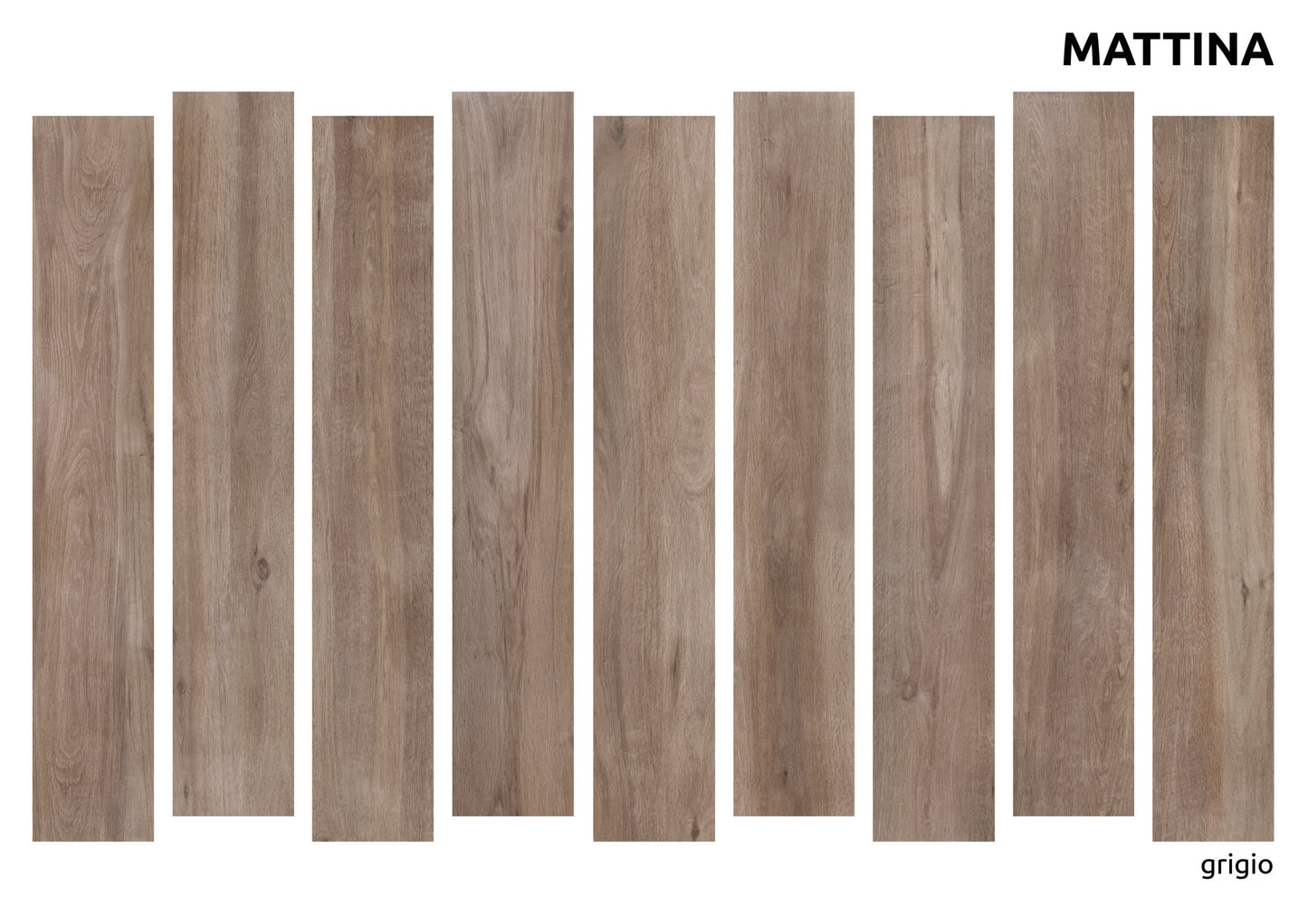 Vloertegel Wood Mattina Grigio 19,3x120,2 rect