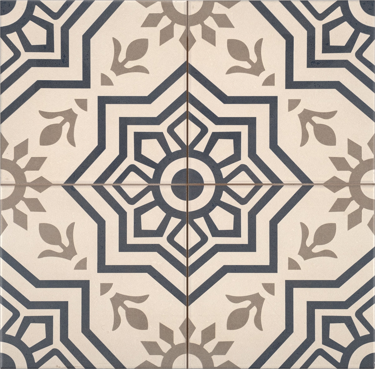 Vloertegel Cemento Decor Bursa Blue 45x45 - WDtegels