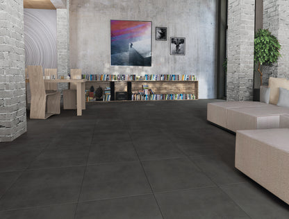 Vloertegel Stark Graphite 60x60 rect