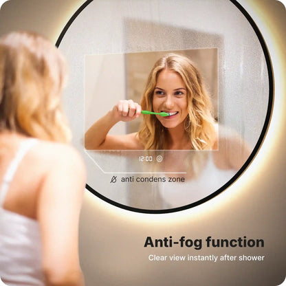 Badkamerspiegel - 120cm - Zwart Frame