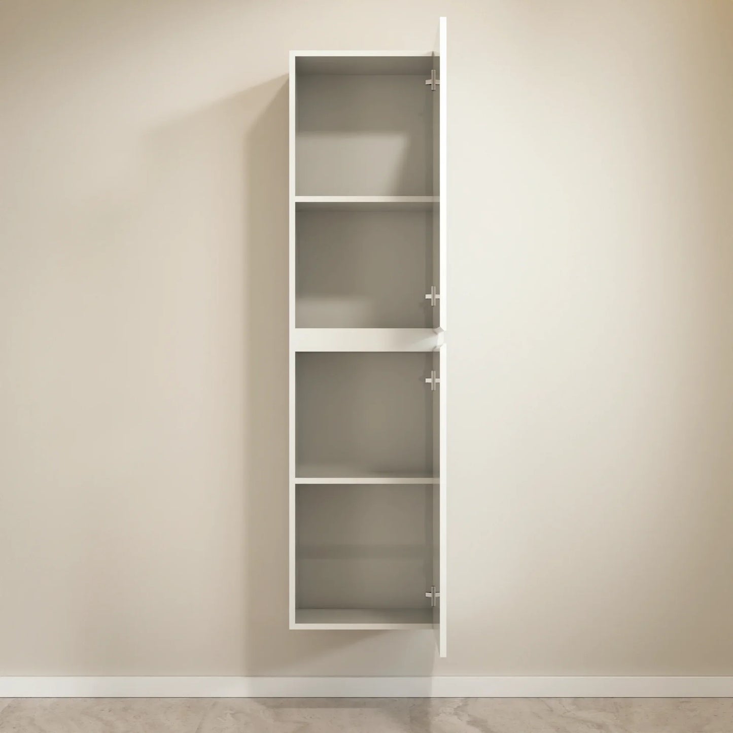 Kolomkast Ruvo - 150cm - Wit