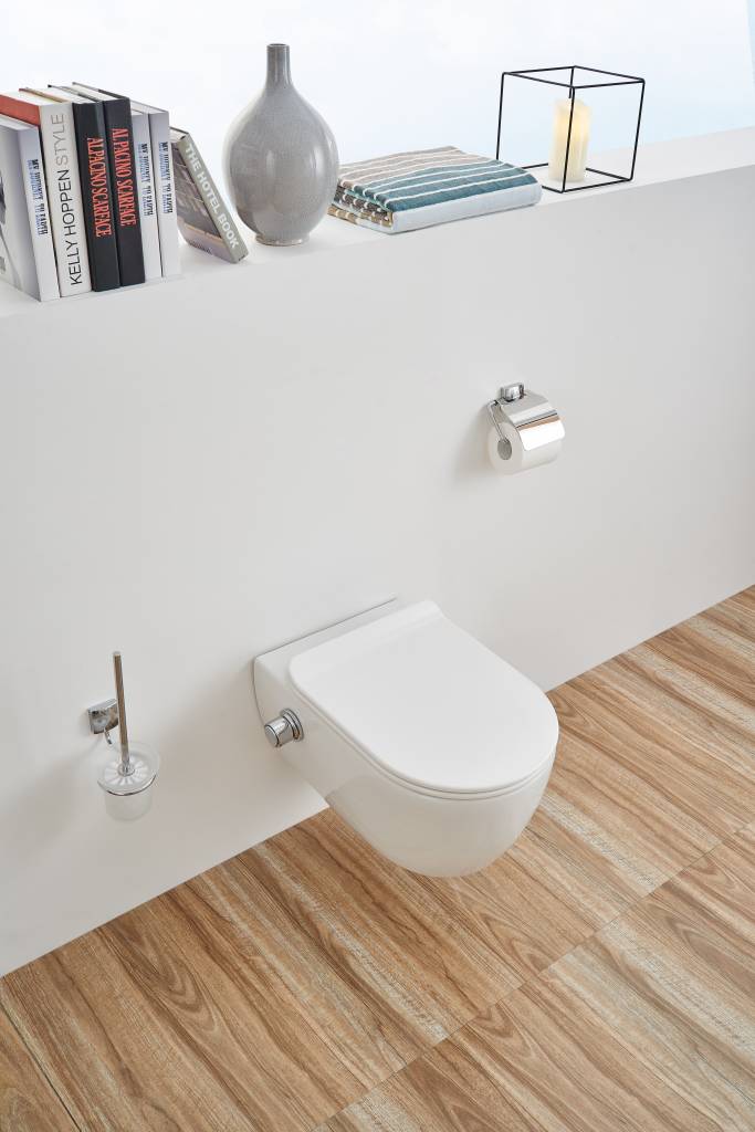 Wandcloset Easy Flush Slim met Bidet - WDtegels