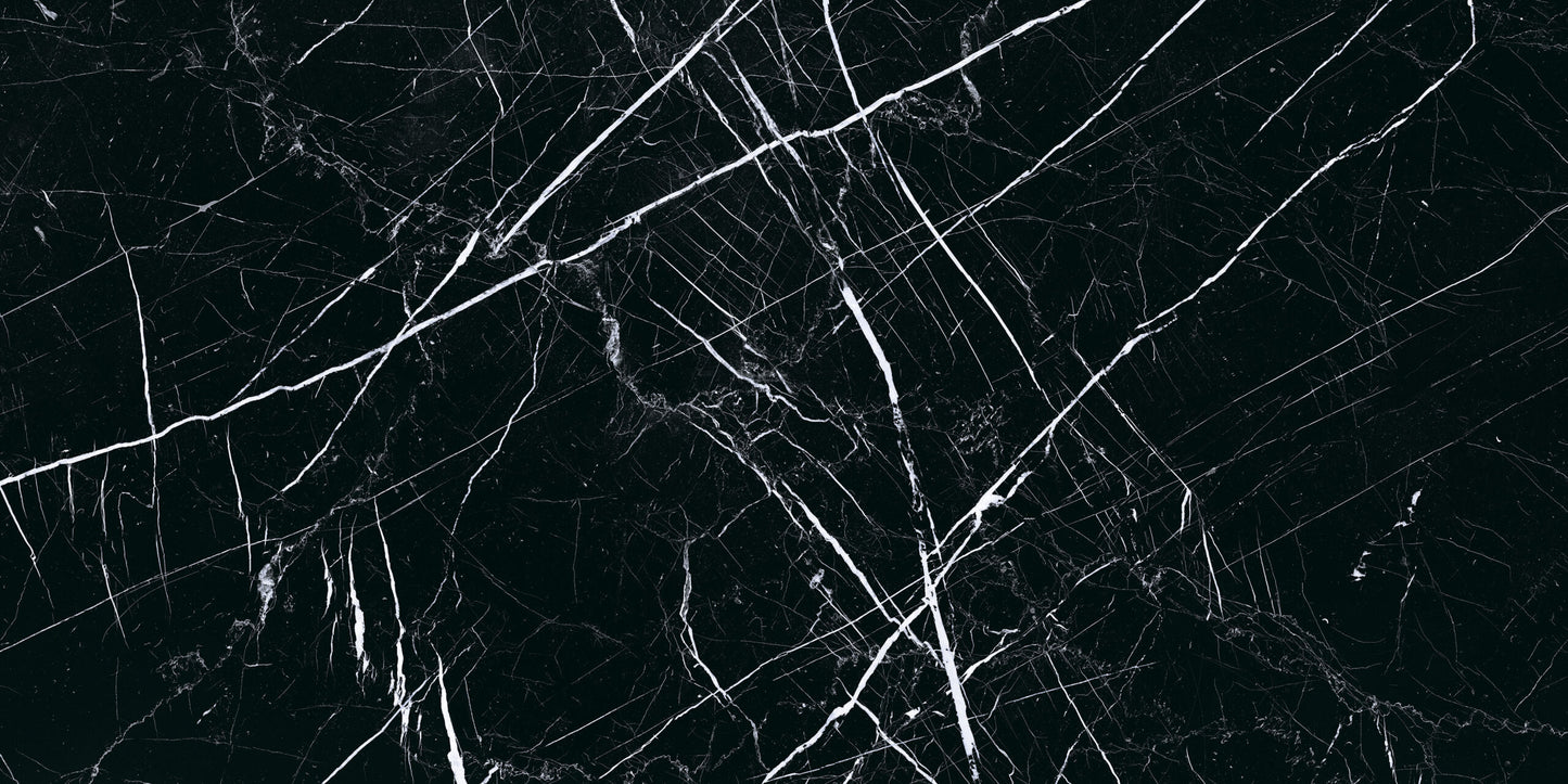 Vloertegel Nero Full Lappato Black 60x120 rect