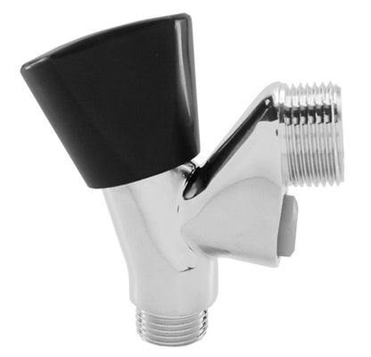 Beluchterkraan met keerklep en knop KIWA 1/2 inch x 3/4 inch chroom/zwart - afbeelding 2