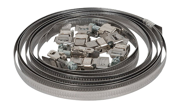 Hose clamp set stainless steel