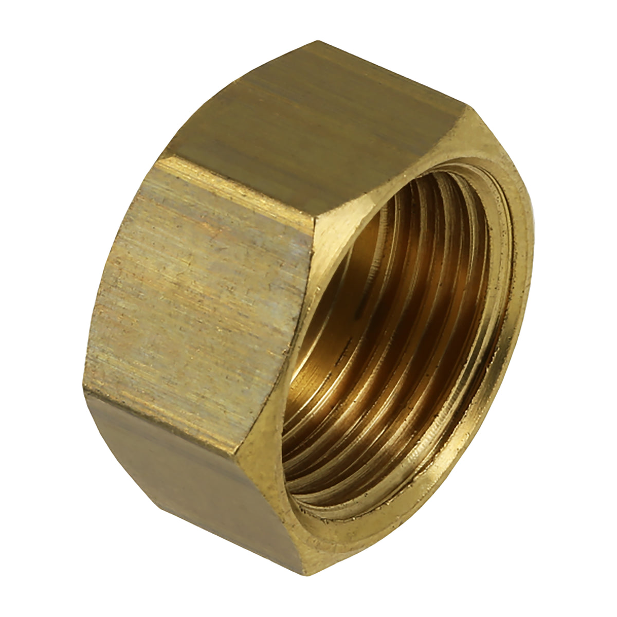 Draadfitting dop messing 1/4 inch bi