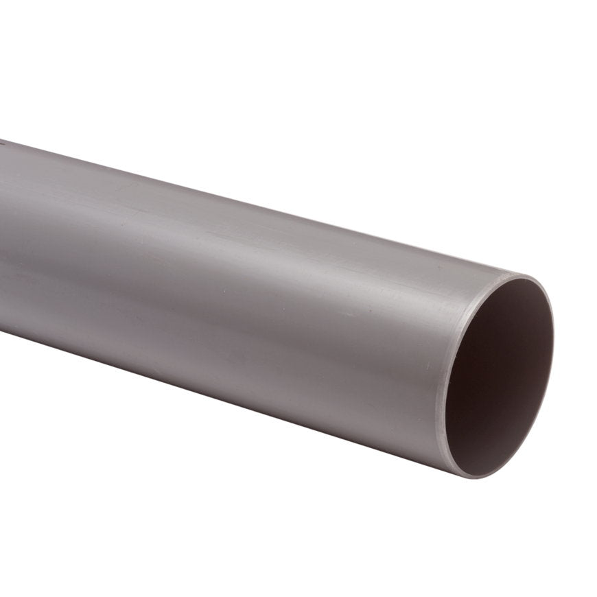 Afvoerbuis HWA PVC KOMO 100x1,5x4000mm grijs