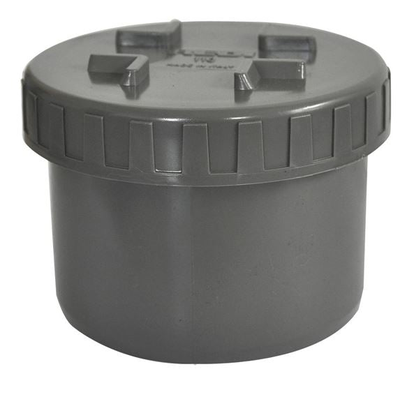 Eindstuk met schroefdeksel 32mm PVC