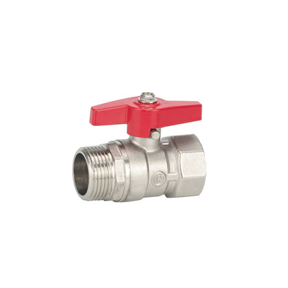 Kogelstopkraan met vlindergreep 3/4 inch bi x 3/4 inch bu - afbeelding 2