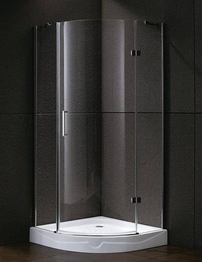 Kwartronde cabine met 1 deur 100