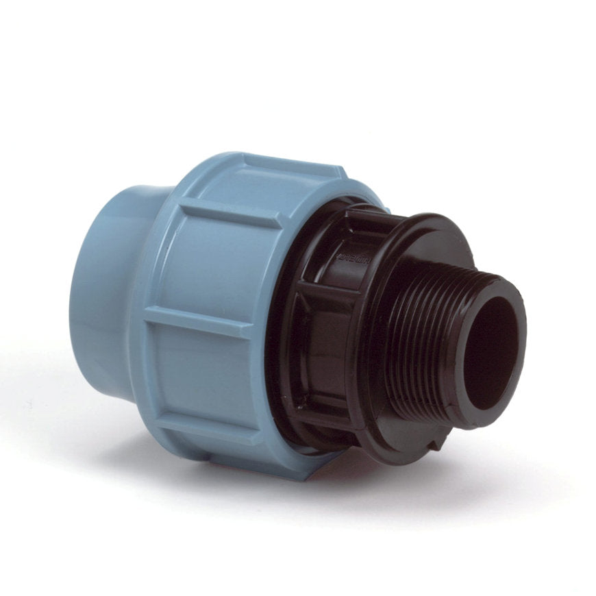 Tyleenkoppeling overgangsstuk KIWA 25 x 3/4 inch buitendraad