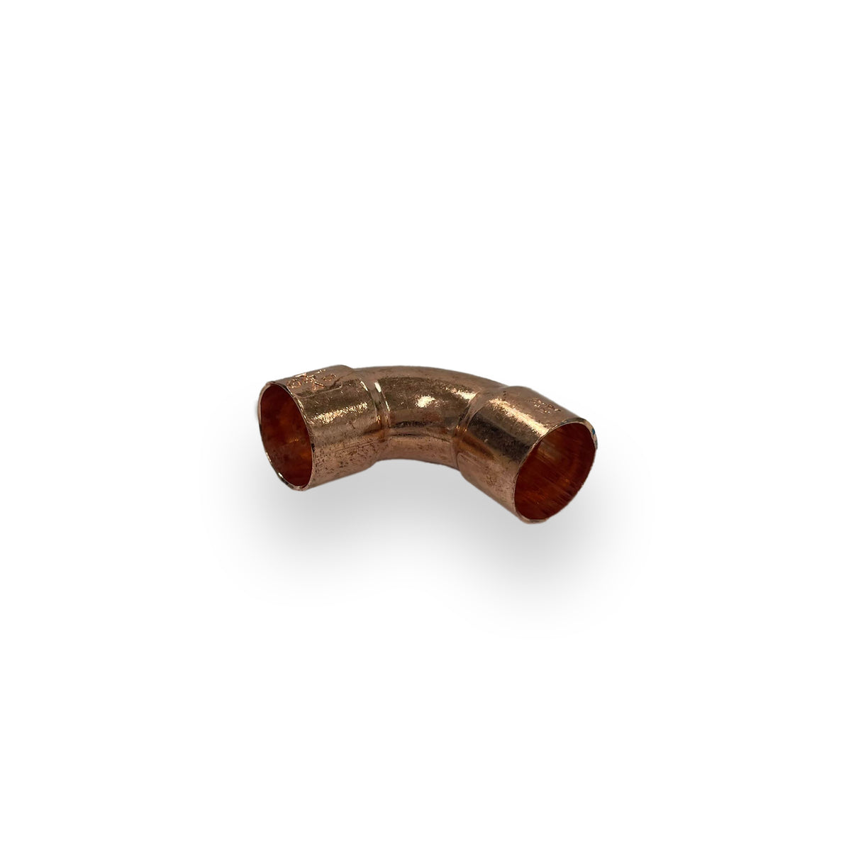 Bocht roodkoper 12x12mm 90 graden