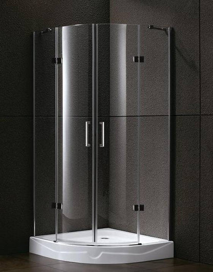 Kwartronde cabine met 2 deur 100