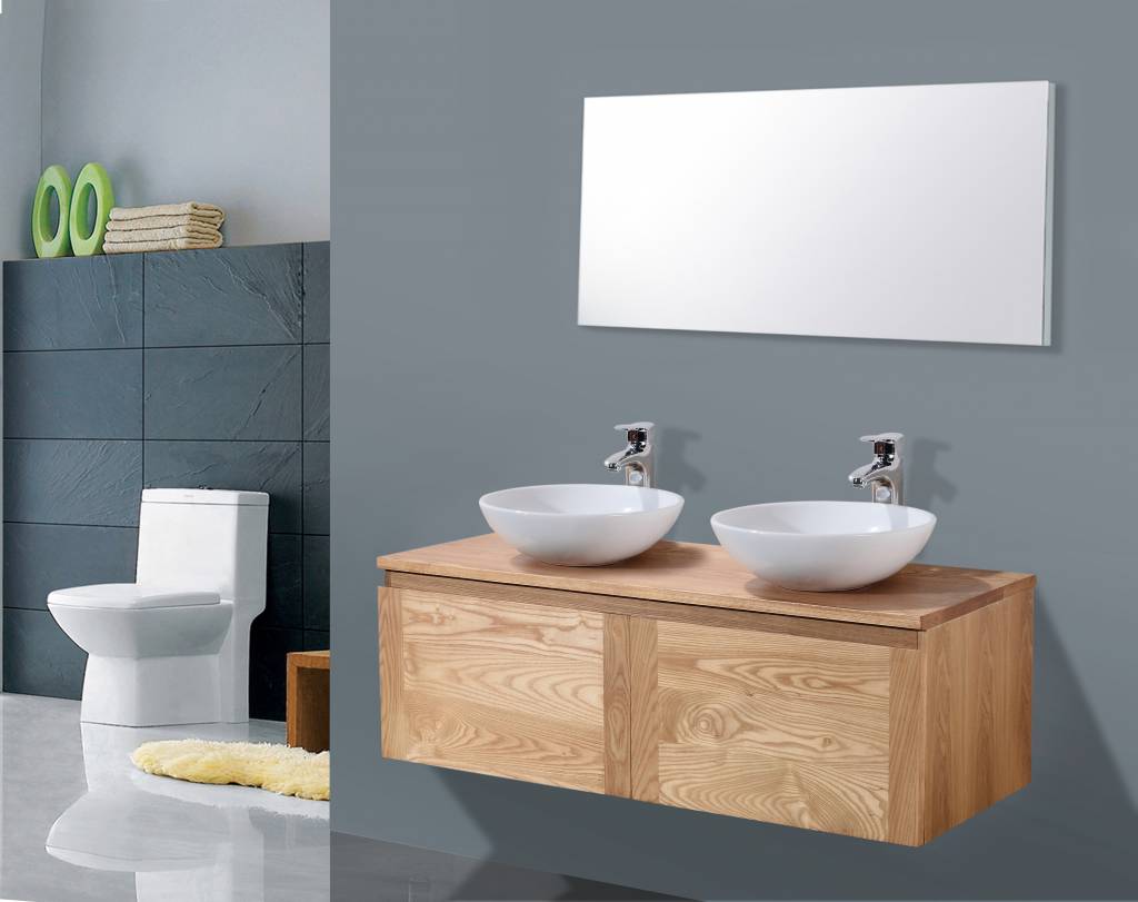 Badmeubel Vision Wood 120 (zonder kommen)