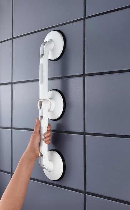 Ridder hoekbadgreep met 3 zuignappen wit - productfoto 3