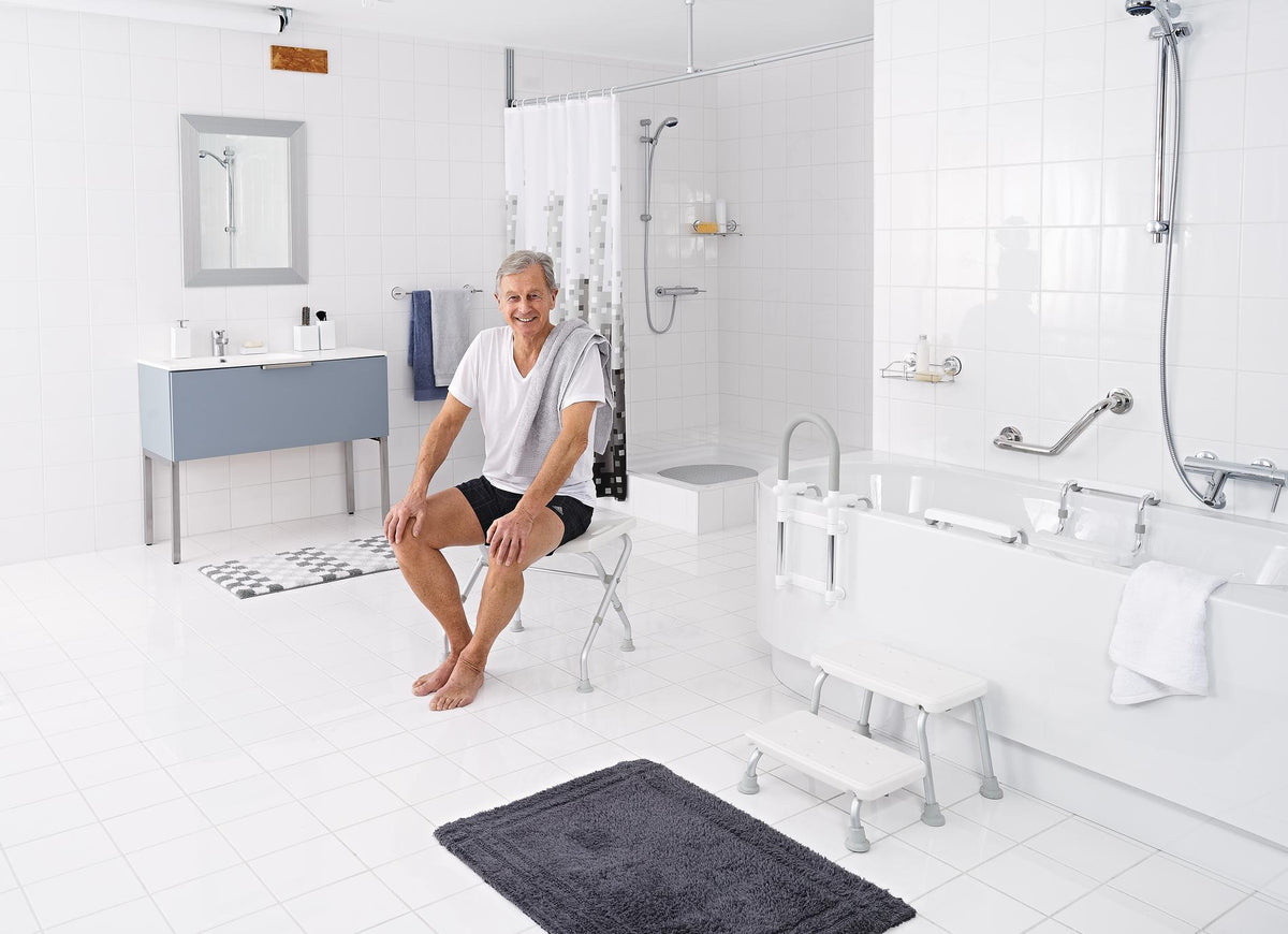Ridder Sam badkamerkruk verstelbaar wit - productfoto 2