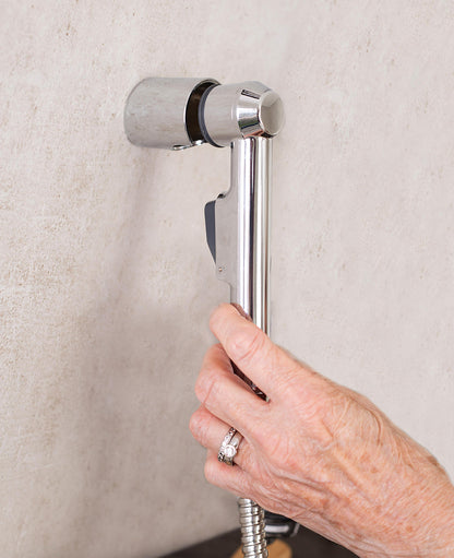 Ridder Lyon doucheslang met handdouche voor wastafelkraan chroom - WDtegels