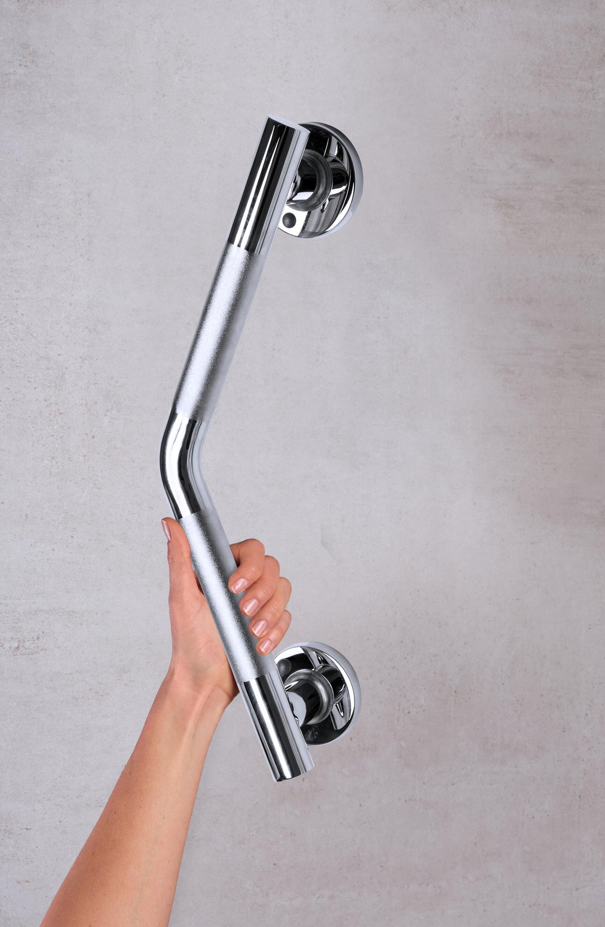 Ridder Ken hoekbadgreep met antislip 43cm chroom - productfoto 2