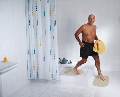 Ridder Tecnoplus antislipmat douche rond Ø55cm wit - productfoto 2